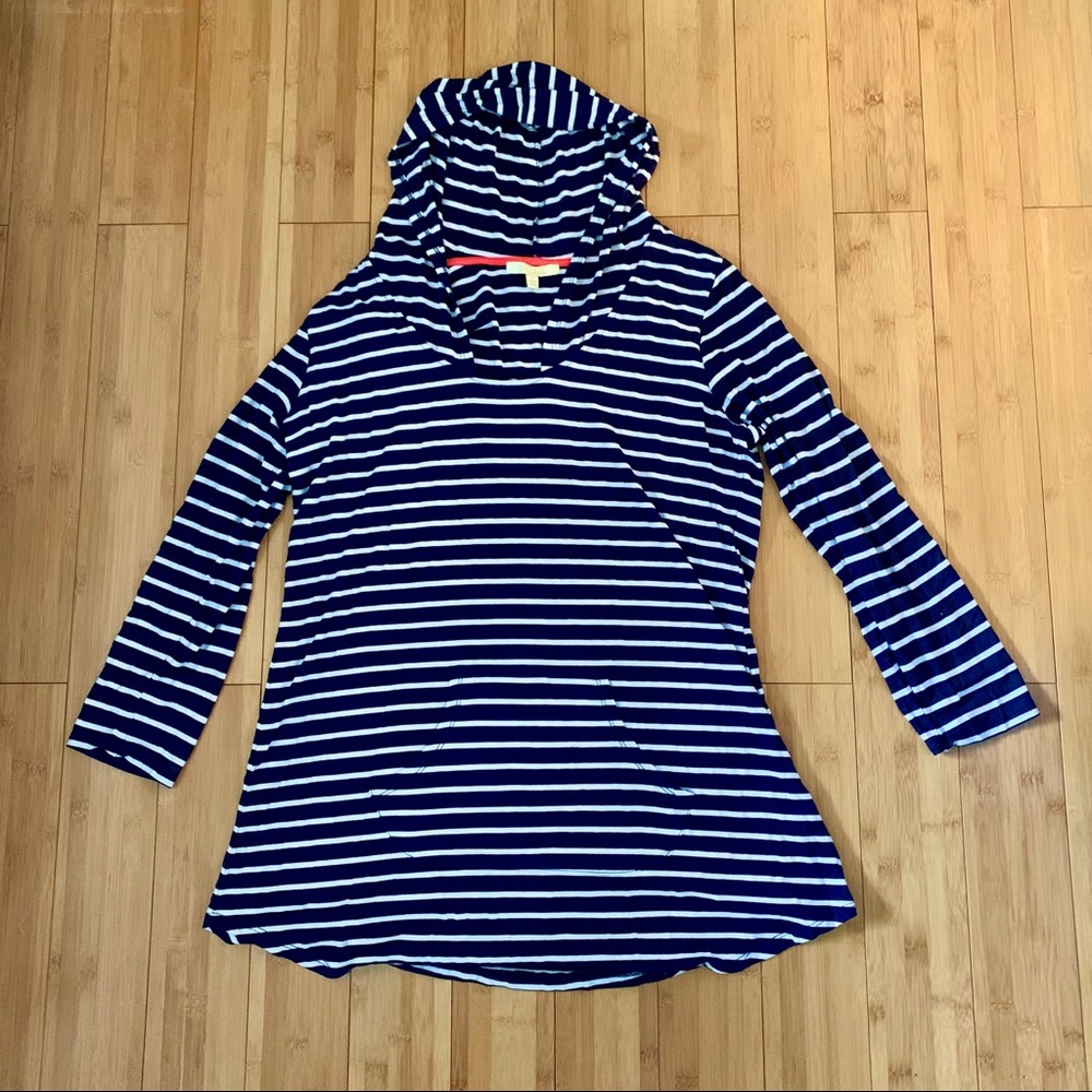 Hooded beach cover up